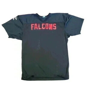 Vintage Made in USA Champions Black Football Jersey Falcons